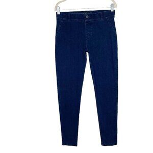 Betabrand Pull On Jeans Womens Size Medium Skinny Dark Wash